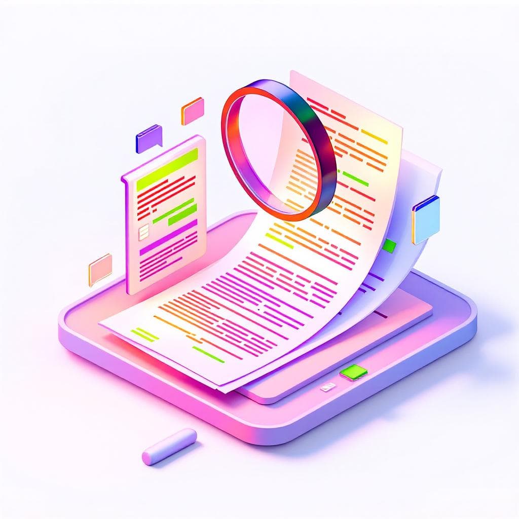 Document analysis visualization